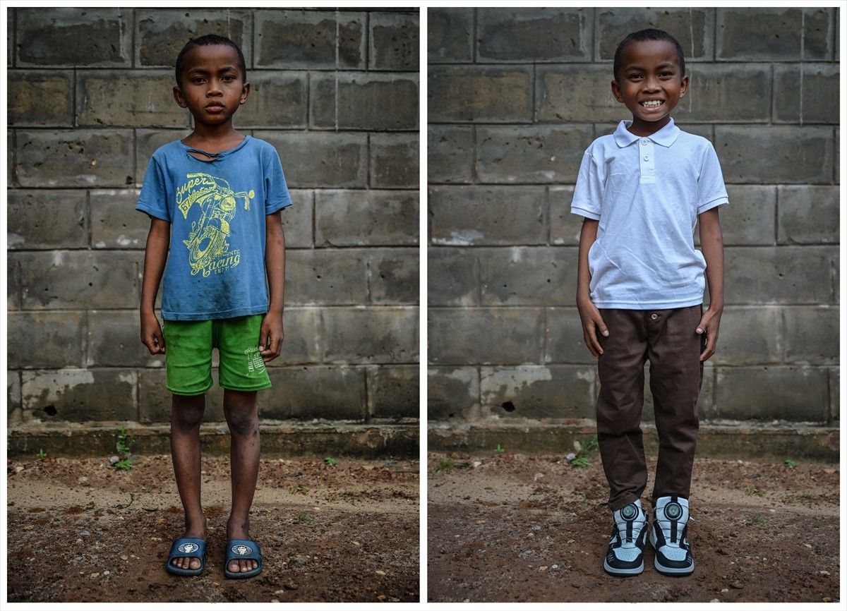 Sadece İnsan Uluslararası Yardım Derneğince, Madagaskar'ın Mahajanga bölgesinde aralarında...