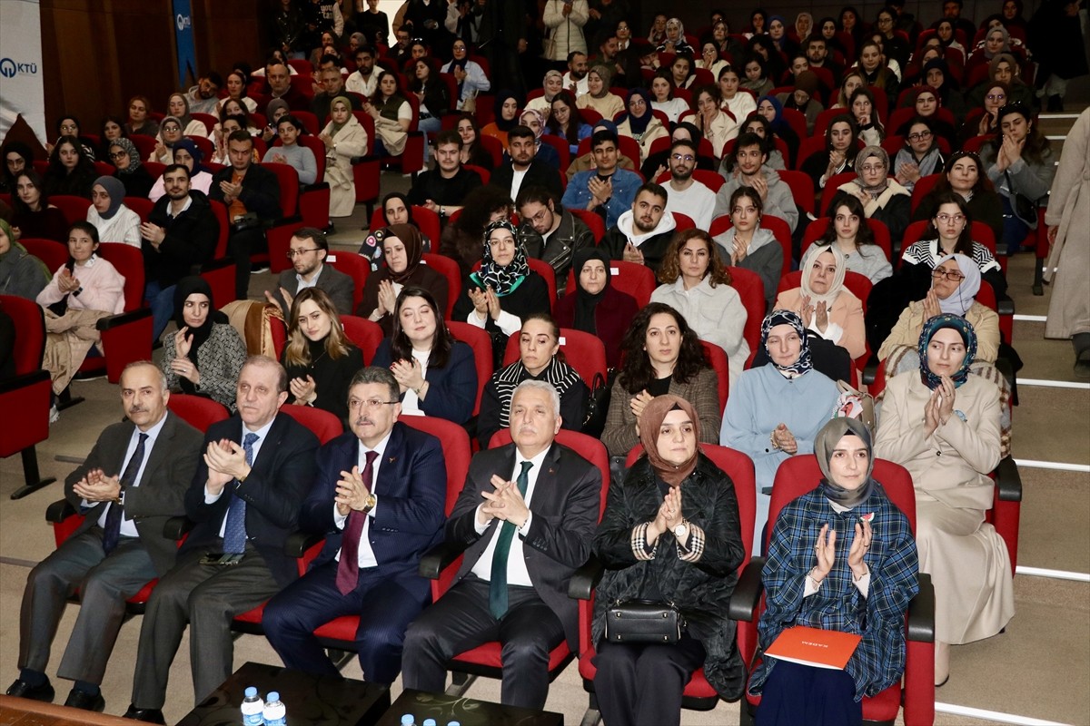 Trabzon'da, "Güven Toplumunun İnşası, Şiddetin Anatomisi ve Çözüm Yolları" konulu panel...