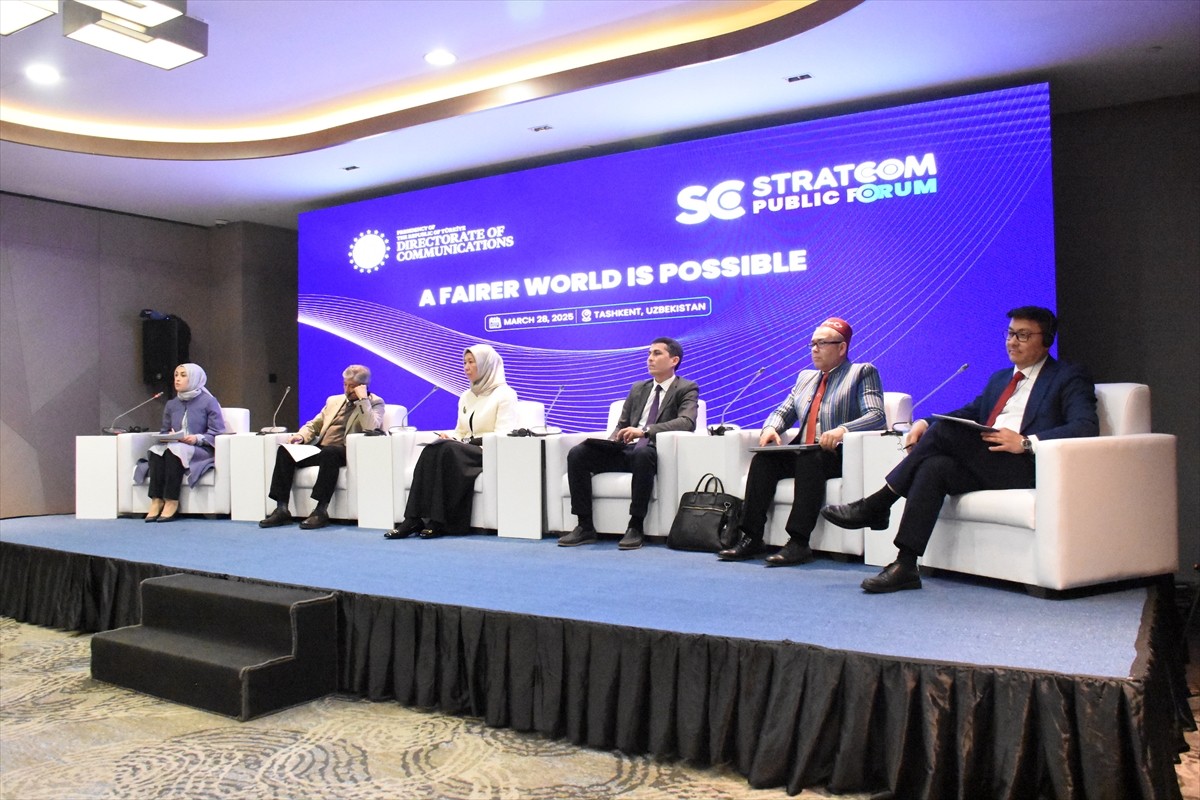 Türkiye Cumhuriyeti Cumhurbaşkanlığı İletişim Başkanlığı, Özbekistan'ın başkenti Taşkent'te "Daha...