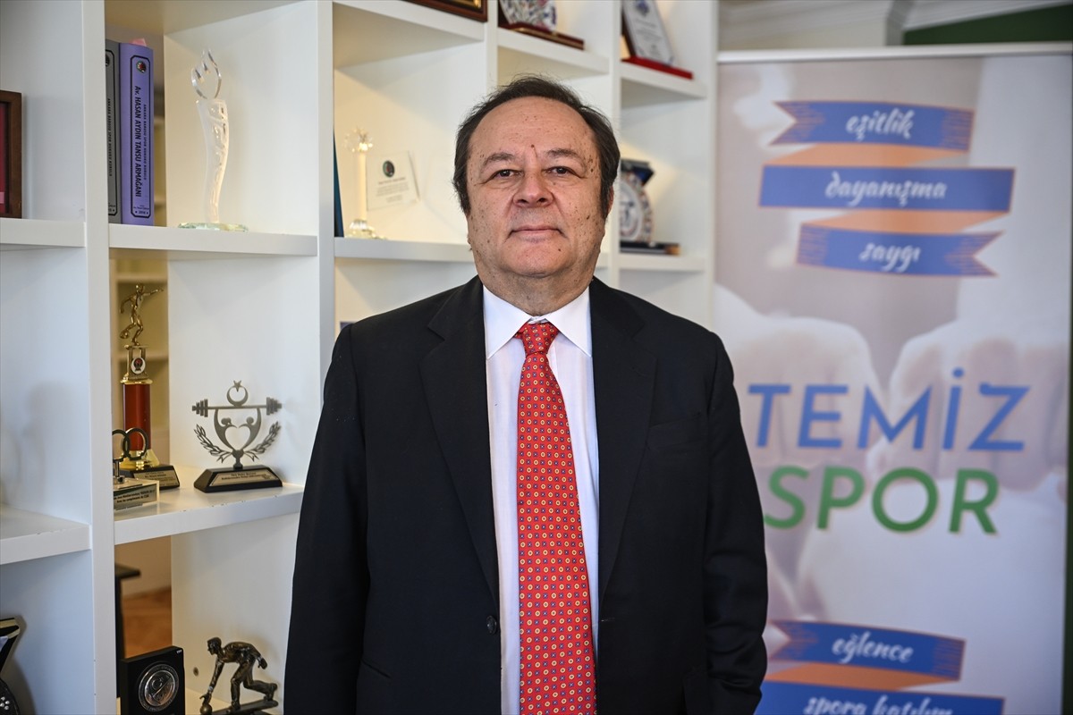 Türkiye Dopingle Mücadele Komisyonu (TDMK) Genel Direktörü Prof. Dr. Rüştü Güner, AA muhabirine...