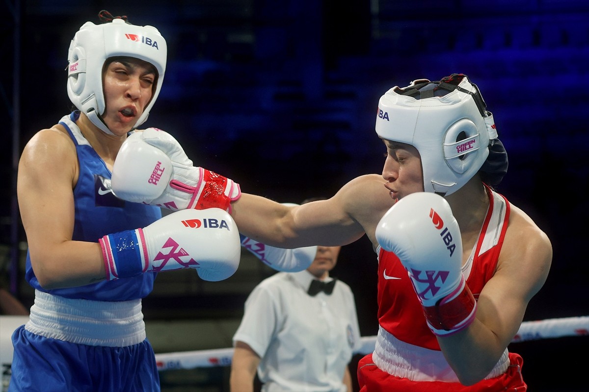 Uluslararası Boks Birliği (IBA) tarafından Sırbistan'ın Niş kentinde düzenlenen Dünya Kadınlar...