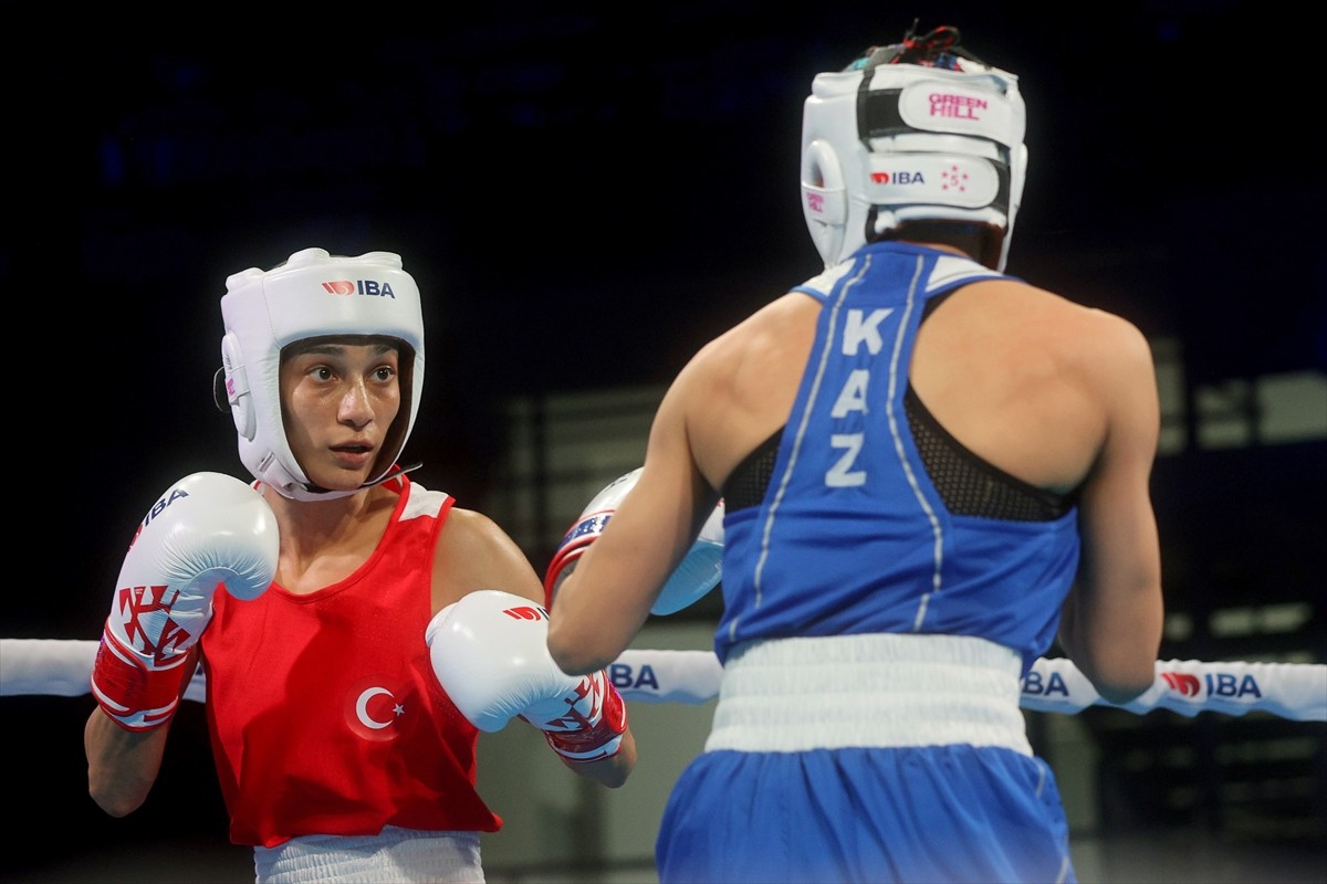 Uluslararası Boks Birliği (IBA) tarafından Sırbistan'ın Niş kentinde düzenlenen Dünya Kadınlar...