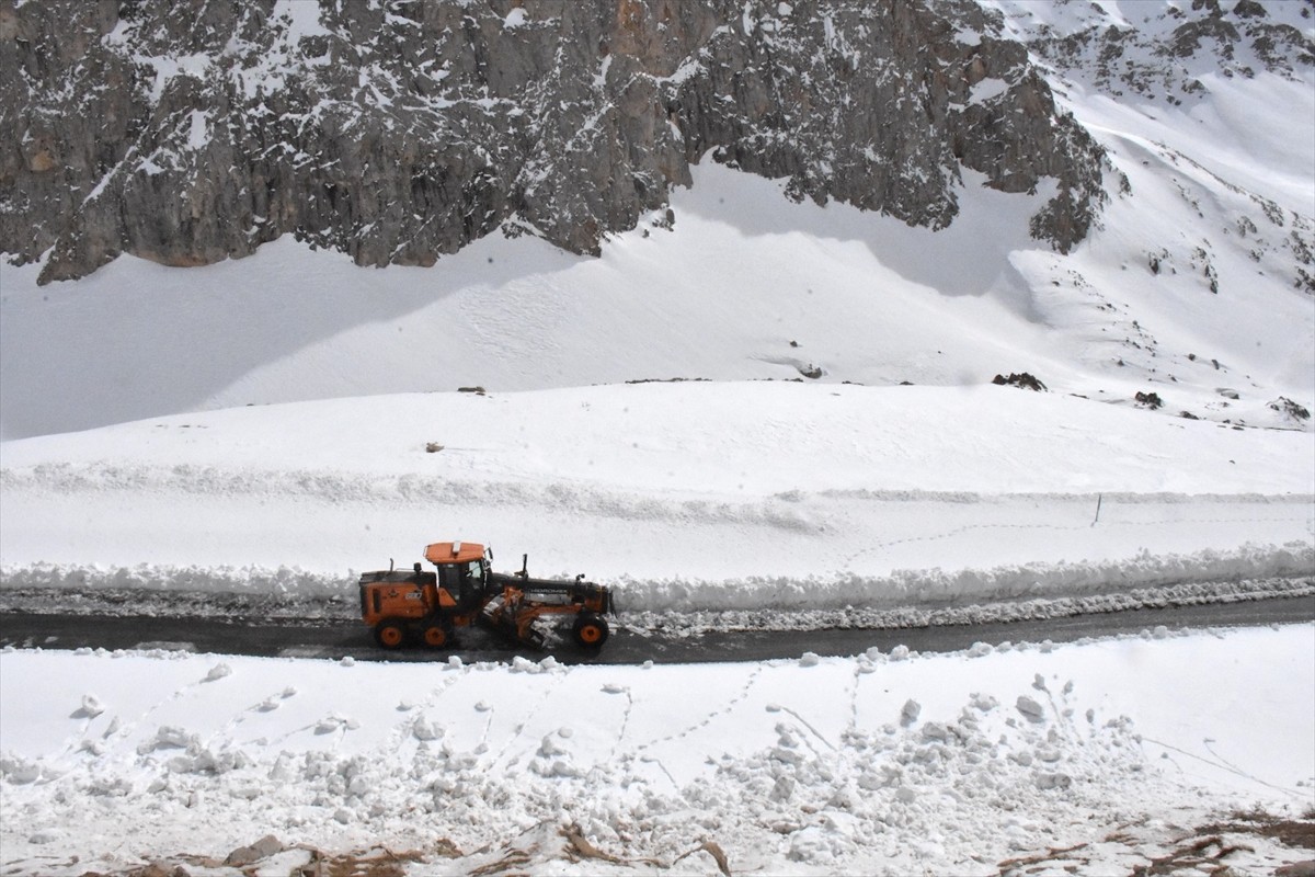 Van'da olumsuz hava koşulları ve çığ tehlikesi nedeniyle uzun süredir kapalı olan Van-Bahçesaray...