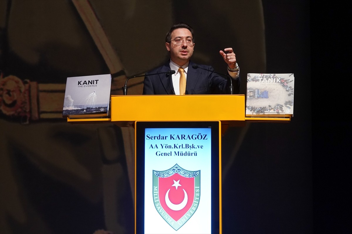 Anadolu Ajansı (AA) Yönetim Kurulu Başkanı ve Genel Müdürü Serdar Karagöz, Milli Savunma...