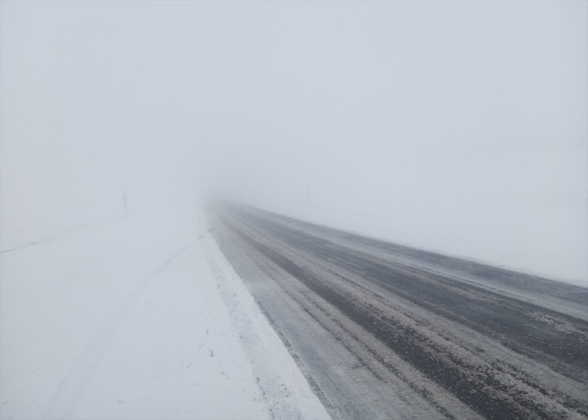 Ardahan'ın yüksek kesimlerinde kar etkili oldu. Yağış ve yoğun sis nedeniyle 2 bin 550 rakımlı...