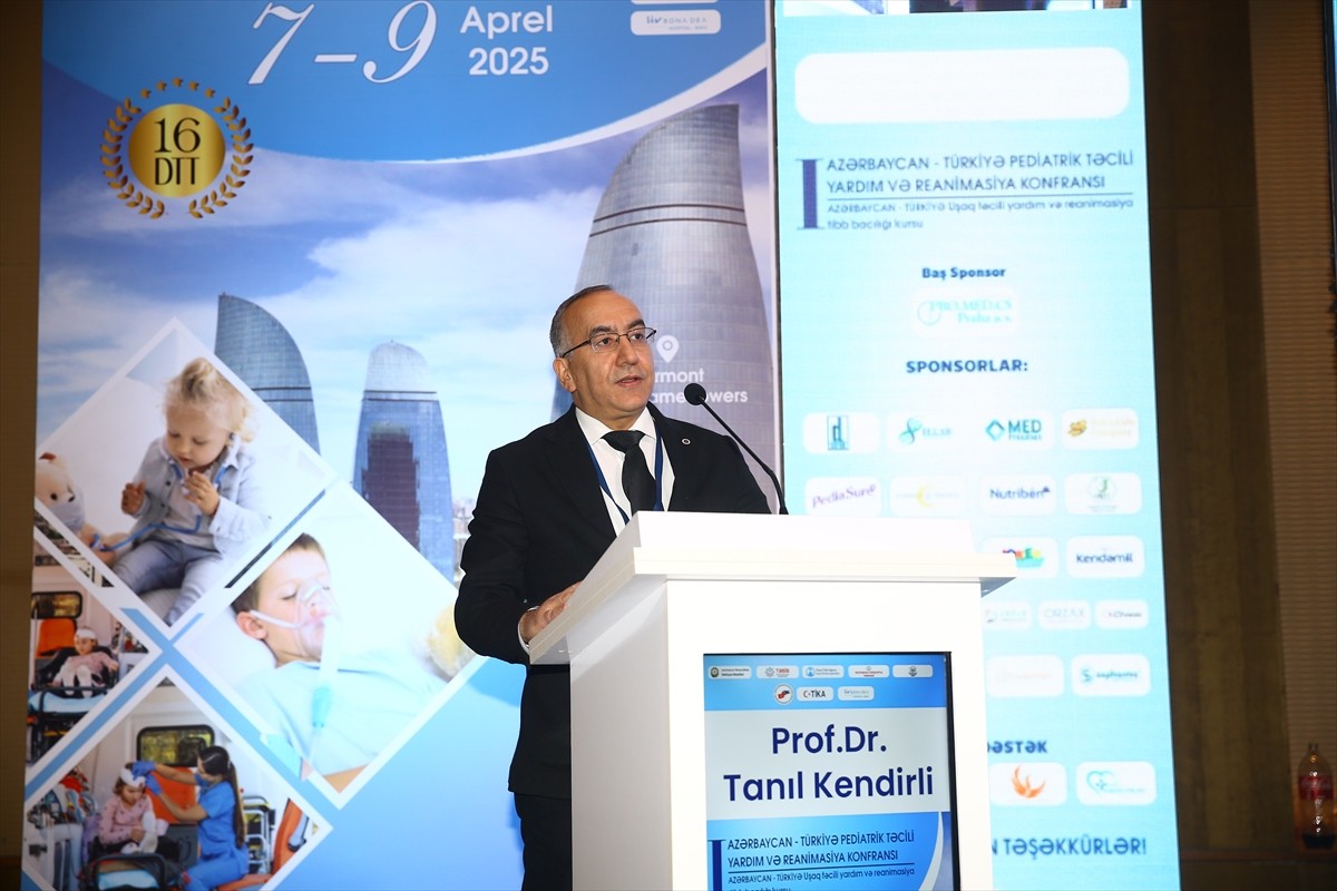 Azerbaycan'ın başkenti Bakü'de, Azerbaycan-Türkiye Çocuk Acil Tıp ve Yoğun Bakım Kongresi...