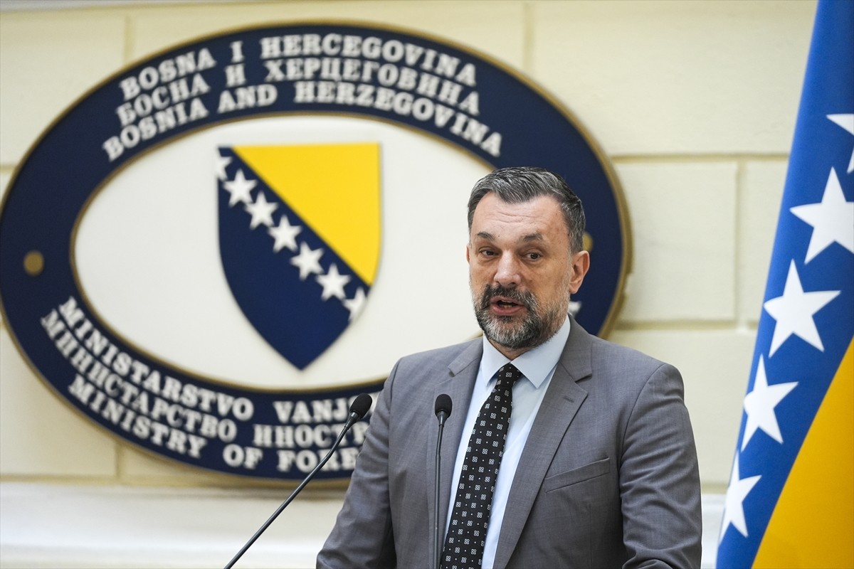 Bosna Hersek Dışişleri Bakanı Elmedin Konakovic (sağda), Bosna Hersek'e resmi ziyaret...