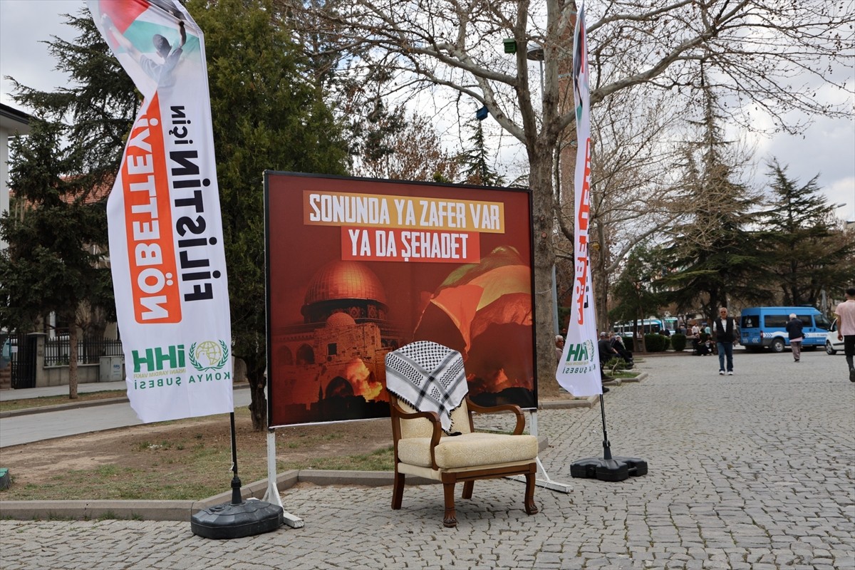 İnsan Hak ve Hürriyetleri (İHH) İnsani Yardım Vakfı Konya Şubesi, Filistin halkının yaşadığı zulme...