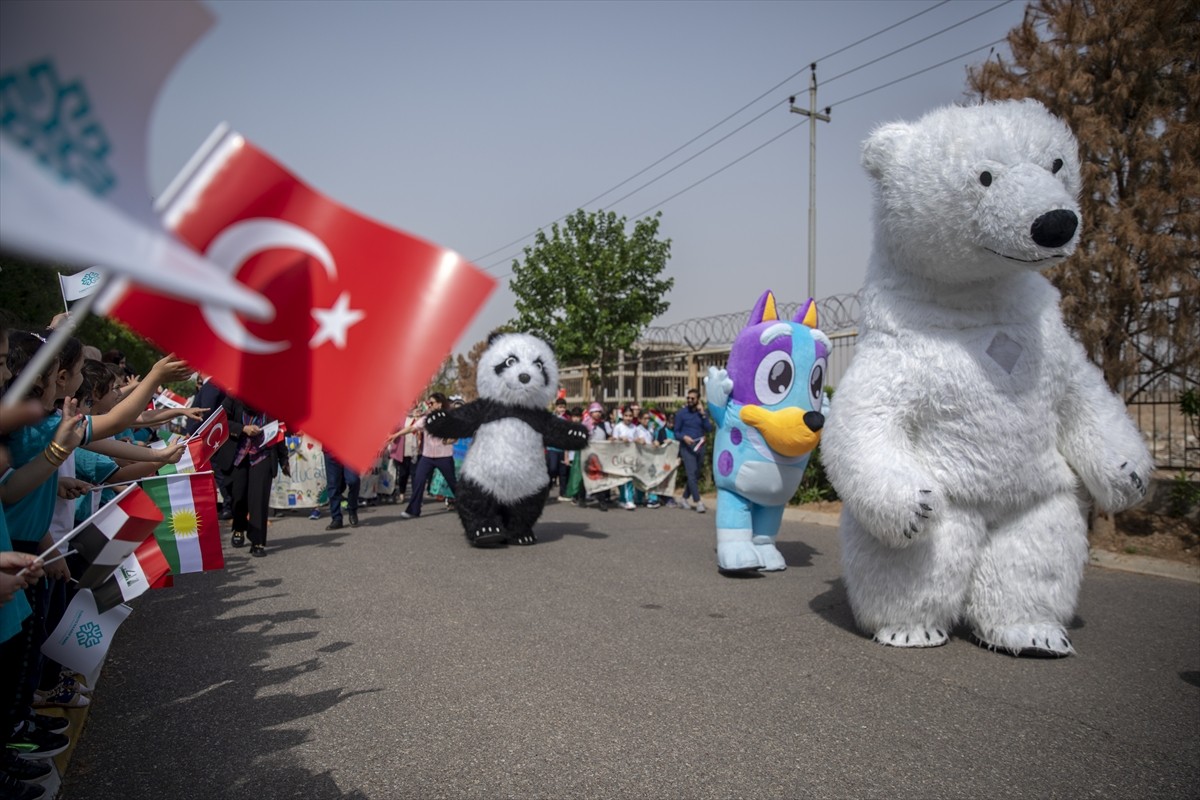 Irak'ın Erbil kentindeki Uluslararası Maarif Erbil Okulları'nda 23 Nisan Ulusal Egemenlik ve Çocuk...