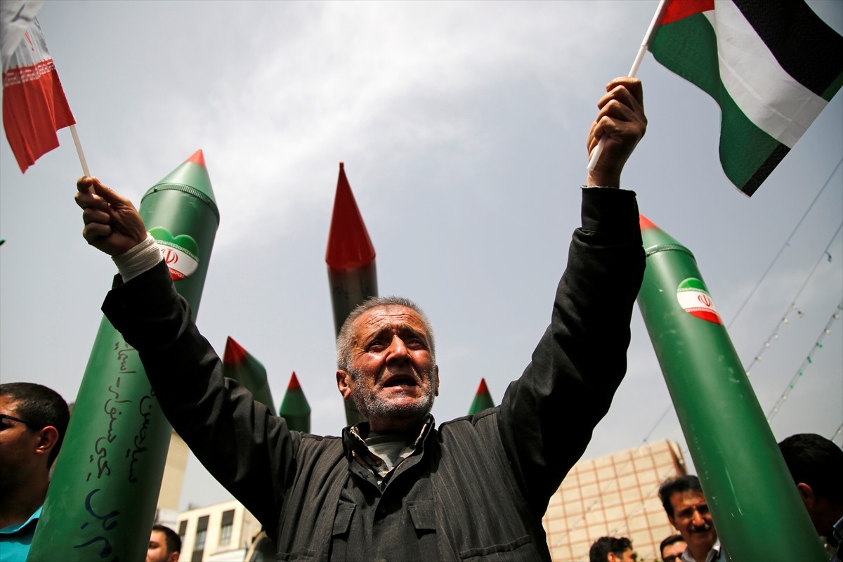 İran'ın başkenti Tahran'da İsrail'in Gazze'de devam eden soykırım ve savaş suçları protesto...