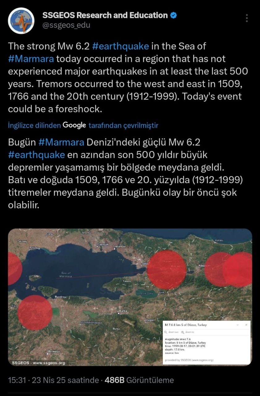 İstanbul’da 500 yıllık yılan uyandı! Büyük Deprem Öncesi Bu Bir 'ÖNCÜ ŞOK' olabilir!