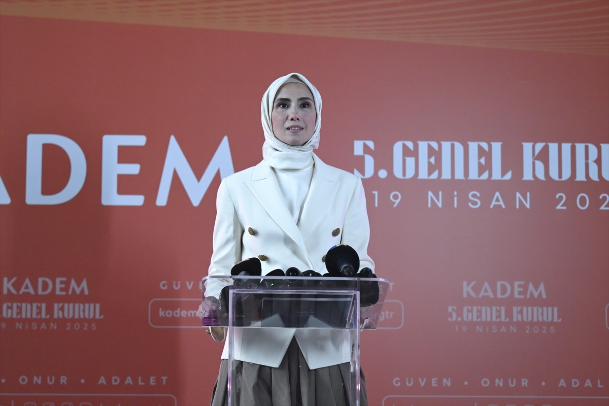 KADEM Mütevelli Heyet Başkanı Sümeyye Erdoğan Bayraktar, Cumhurbaşkanı Recep Tayyip Erdoğan'ın...