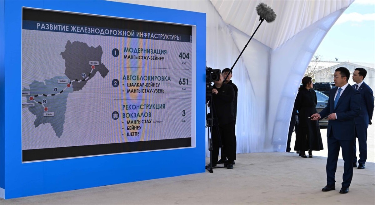 Kazakistan, Hazar Denizi kıyısındaki tek deniz kapısı olan Mangistau bölgesinde liman, kargo...