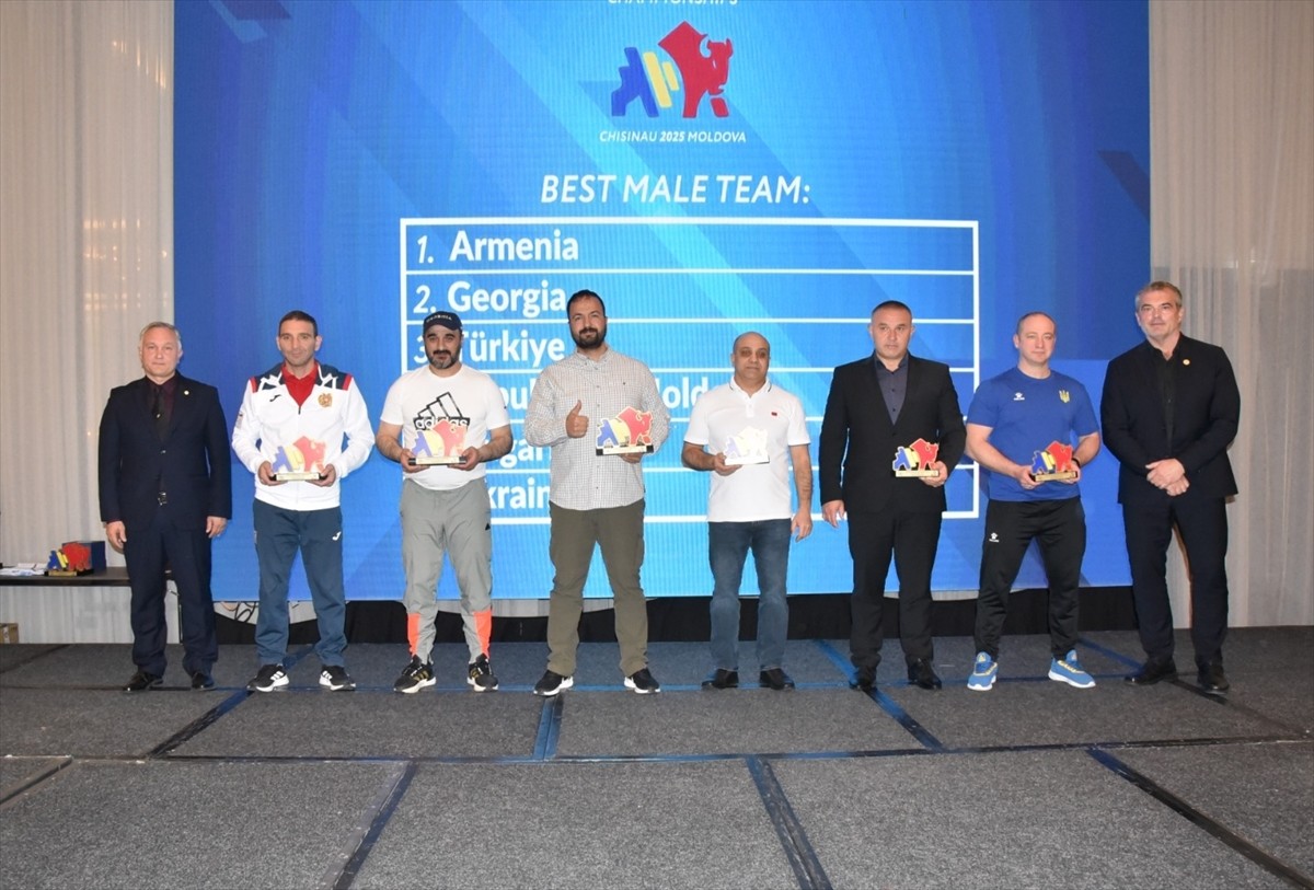 Milli halterciler, Moldova'da düzenlenen 2025 Avrupa Şampiyonası'na 8 altın, 7 gümüş, 4 bronz...