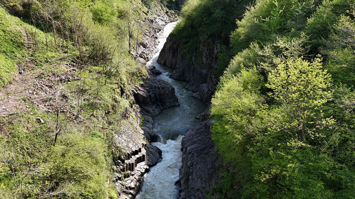 Ordu'nun Ulubey ilçesindeki Küpkaya Kanyonu, yerli ve yabancı ziyaretçilerini bekliyor. Eşsiz...