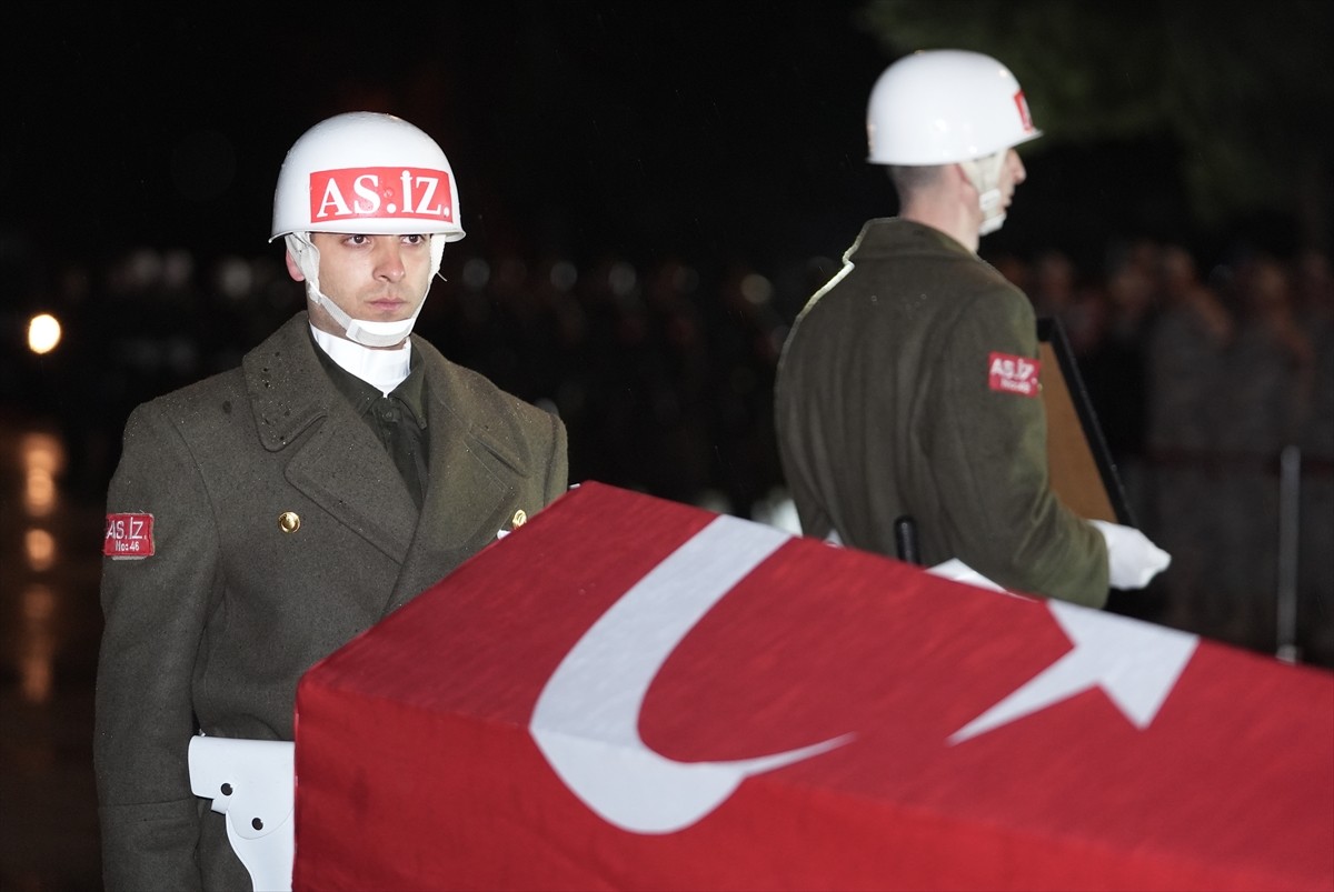 Pençe-Kilit Operasyonu bölgesinde 7 Temmuz 2022'de şehit olan ve cenazesine ulaşılan Piyade Uzman...