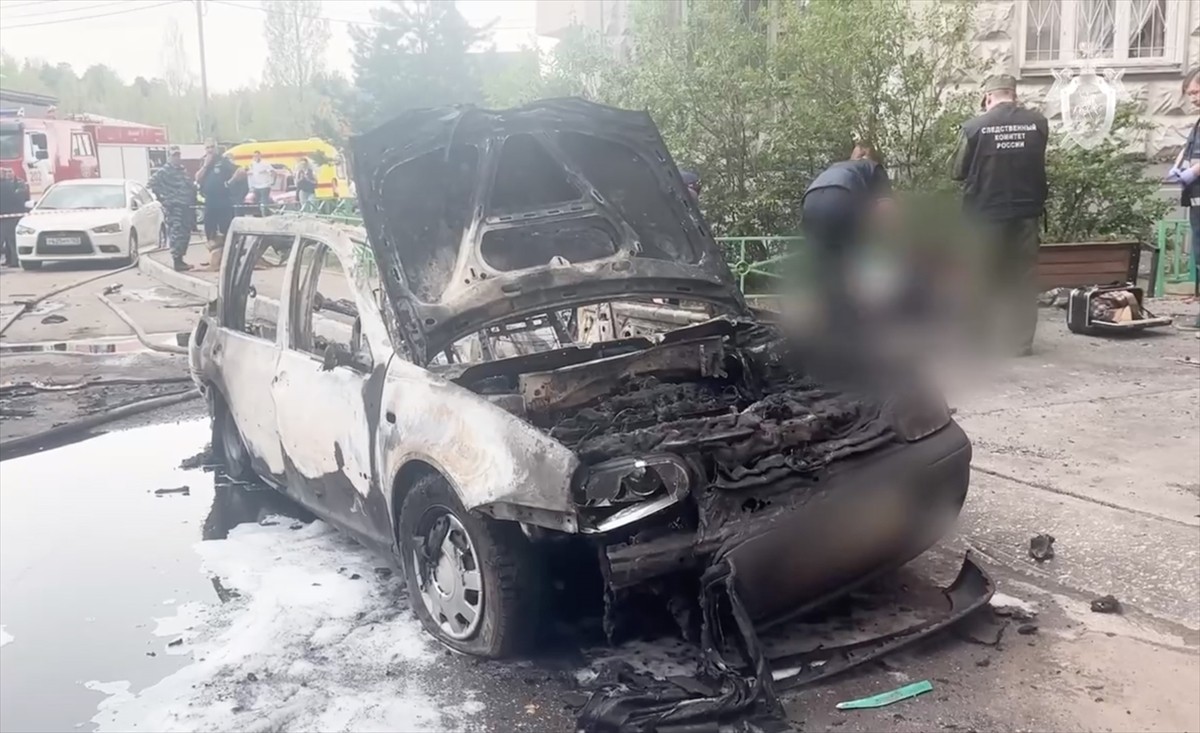 Rusya'nın Moskova bölgesinde bir otomobilin patlaması sonucu hayatını kaybeden kişinin Rusya...