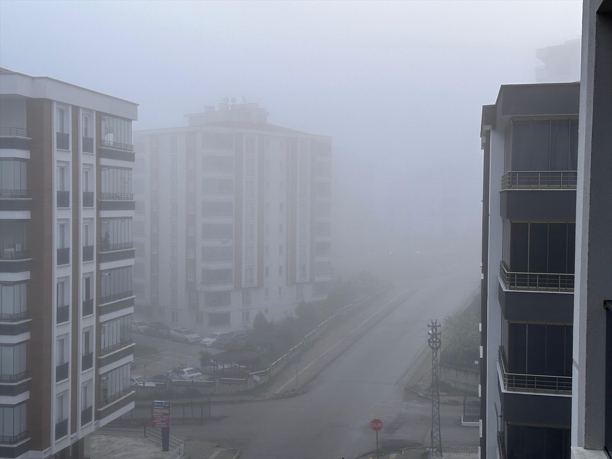 Samsun'da etkili olan sis nedeniyle görüş mesafesi düştü. Kentte akşam başlayan sis, sabah...