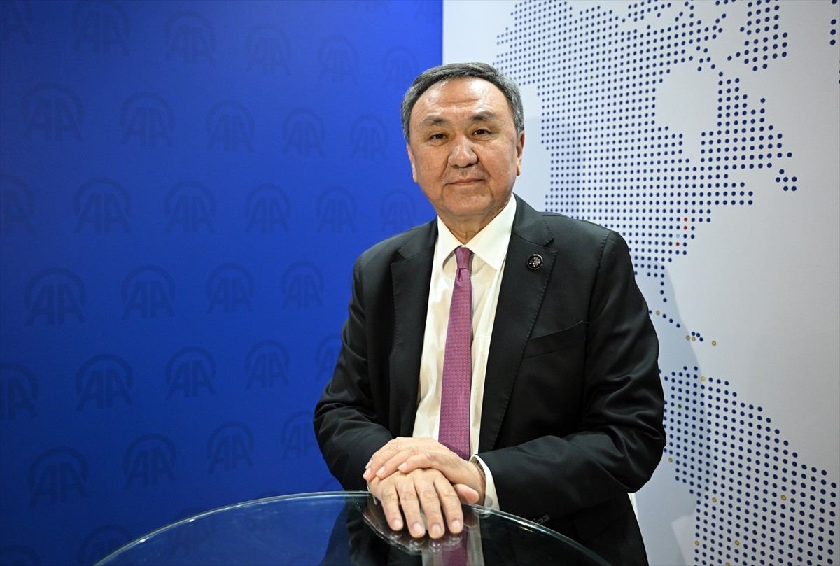 Türk Devletleri Teşkilatı (TDT) Genel Sekreteri Kubanıçbek Ömüraliyev, Anadolu Ajansının (AA)...