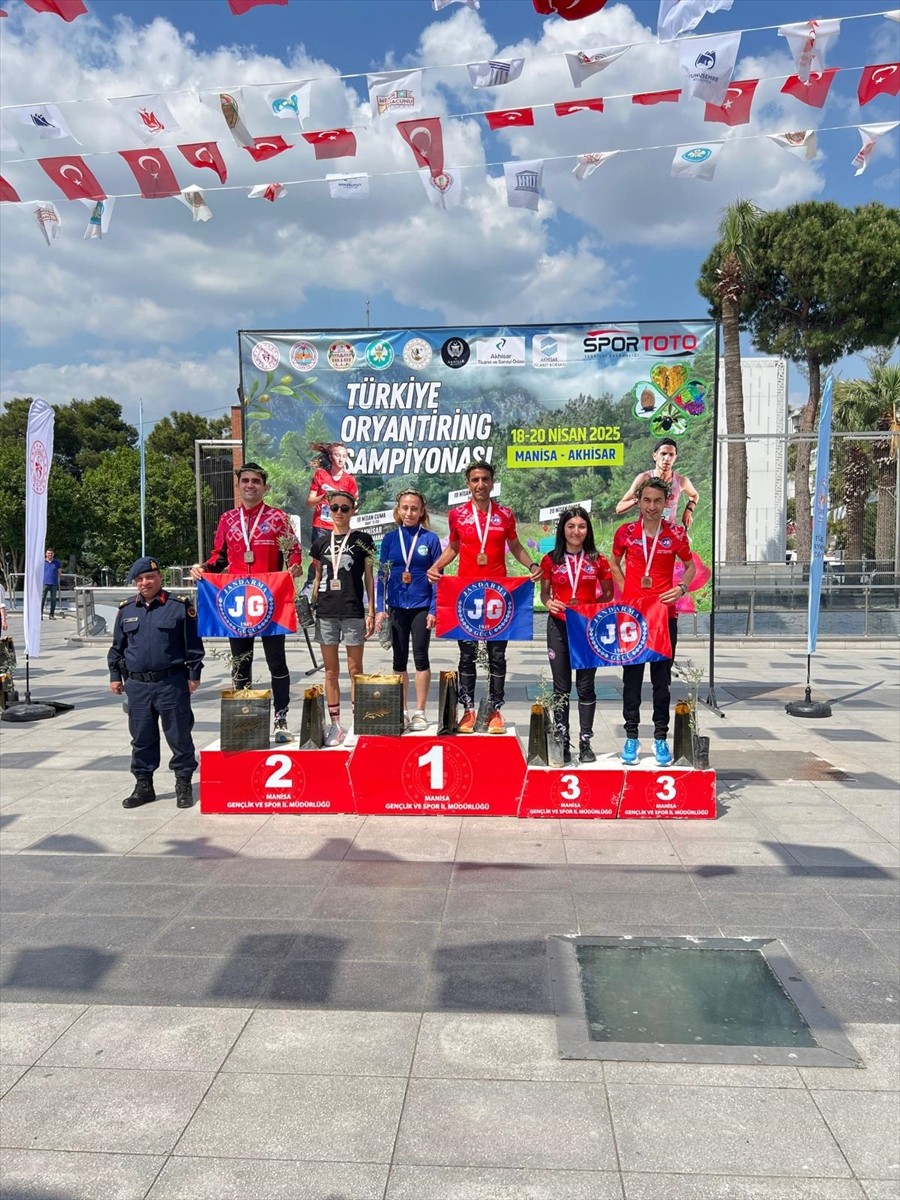 Türkiye Oryantiring Şampiyonası Sezon Finalinde Jandarma Gücü Oryantiring Elit Takımı ile Jandarma...