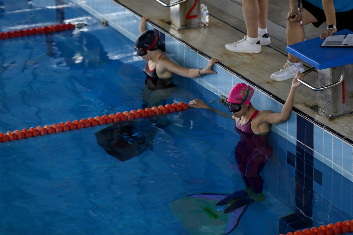 Türkiye Sualtı Sporları Federasyonu (TSSF) tarafından gerçekleştirilen Serbest Dalış Havuz...