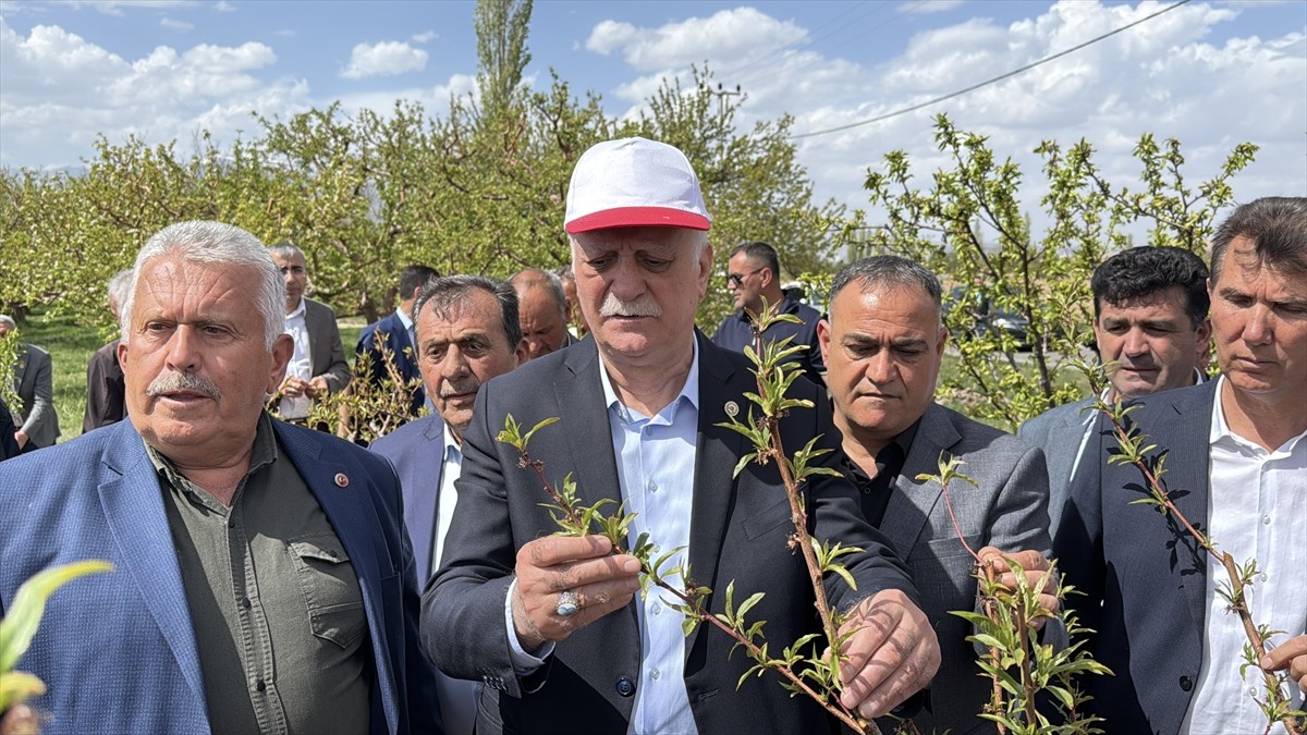 Türkiye Ziraat Odaları Birliği (TZOB) Genel Başkanı Şemsi Bayraktar, Niğde ve Kırşehir'de zirai...