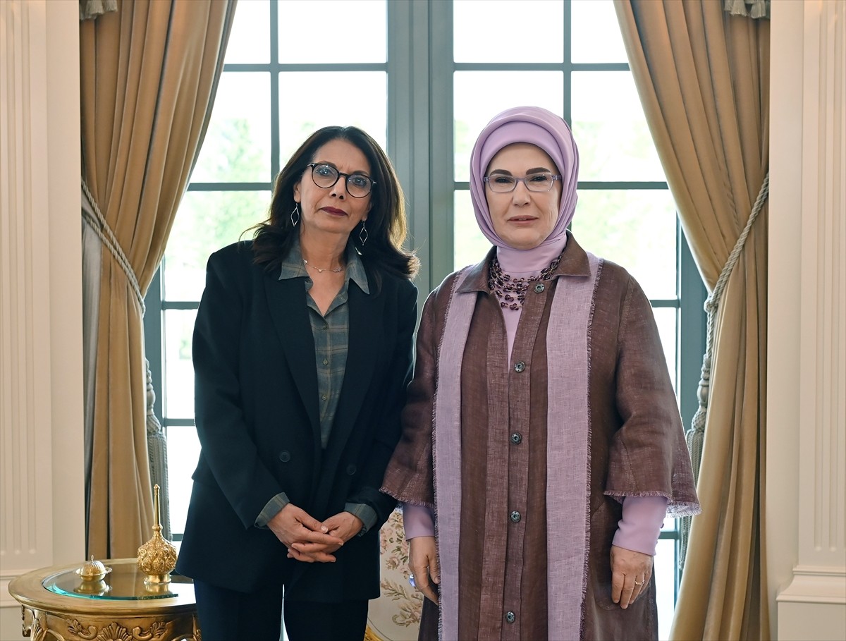 umhurbaşkanı Recep Tayyip Erdoğan'ın eşi Emine Erdoğan, Birleşmiş Milletler (BM) Genel Sekreteri...