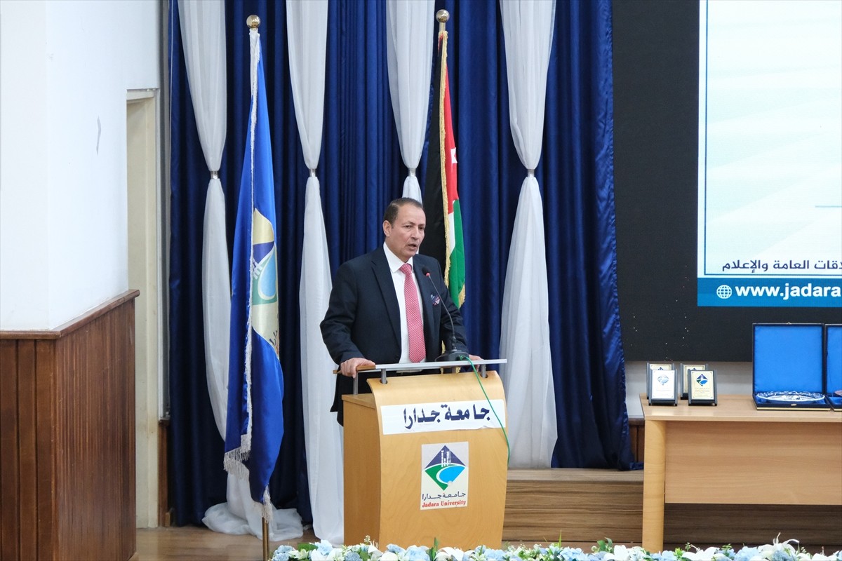 Ürdün’ün kuzeyindeki İrbid kentinde bulunan Jadara Üniversitesi’nde Türkçe günü etkinliği...