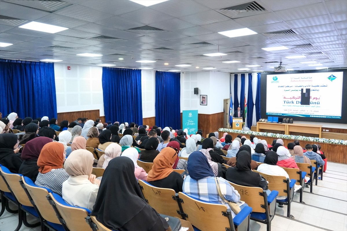 Ürdün’ün kuzeyindeki İrbid kentinde bulunan Jadara Üniversitesi’nde Türkçe günü etkinliği...