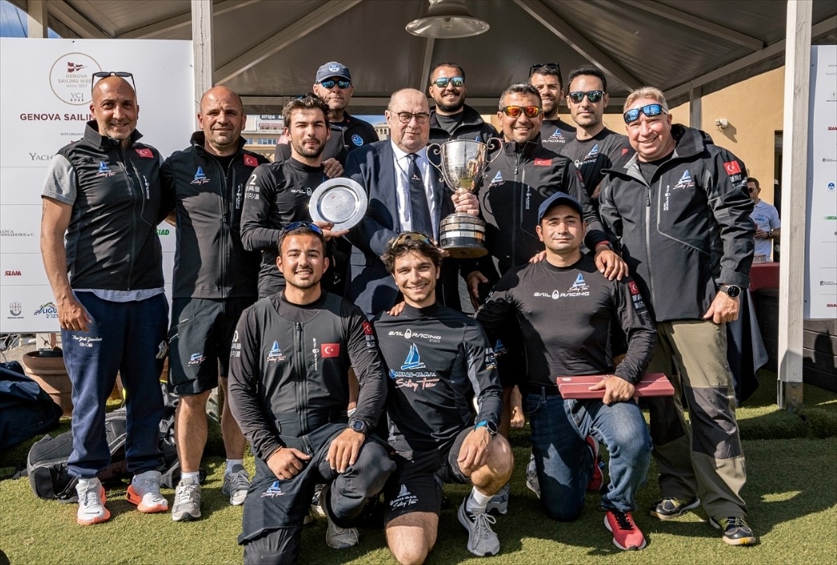Yelkende İtalya'daki Genoa Sailing Week 2025'te mücadele eden Arkas Sailing Team, birinciliği elde...