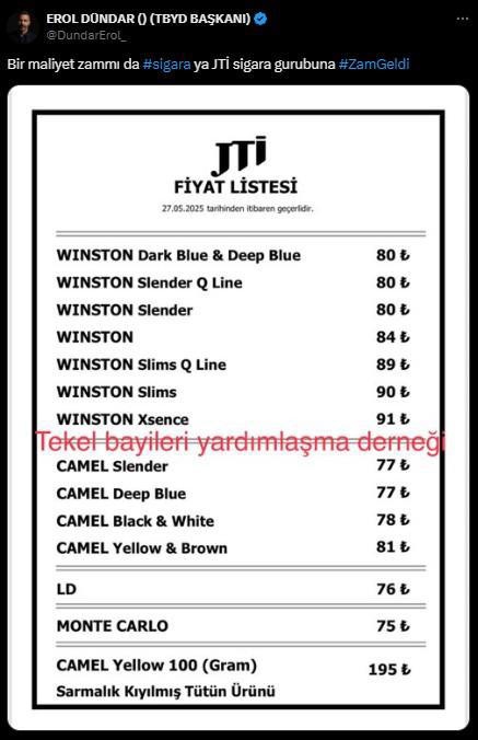 Akıllara zarar zam şoku! 27 Mayıs sigara fiyatları uçuşa geçiyor: İlk o grupla başladı 