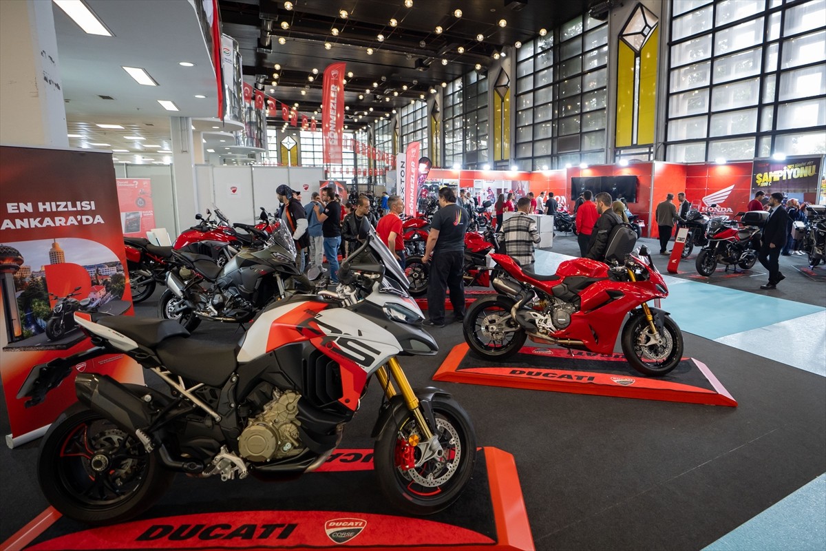 Ankara,'da ilk kez düzenlenen Motosiklet, Bisiklet Endüstrisi ve Aksesuarları Fuarı, Altınpark...