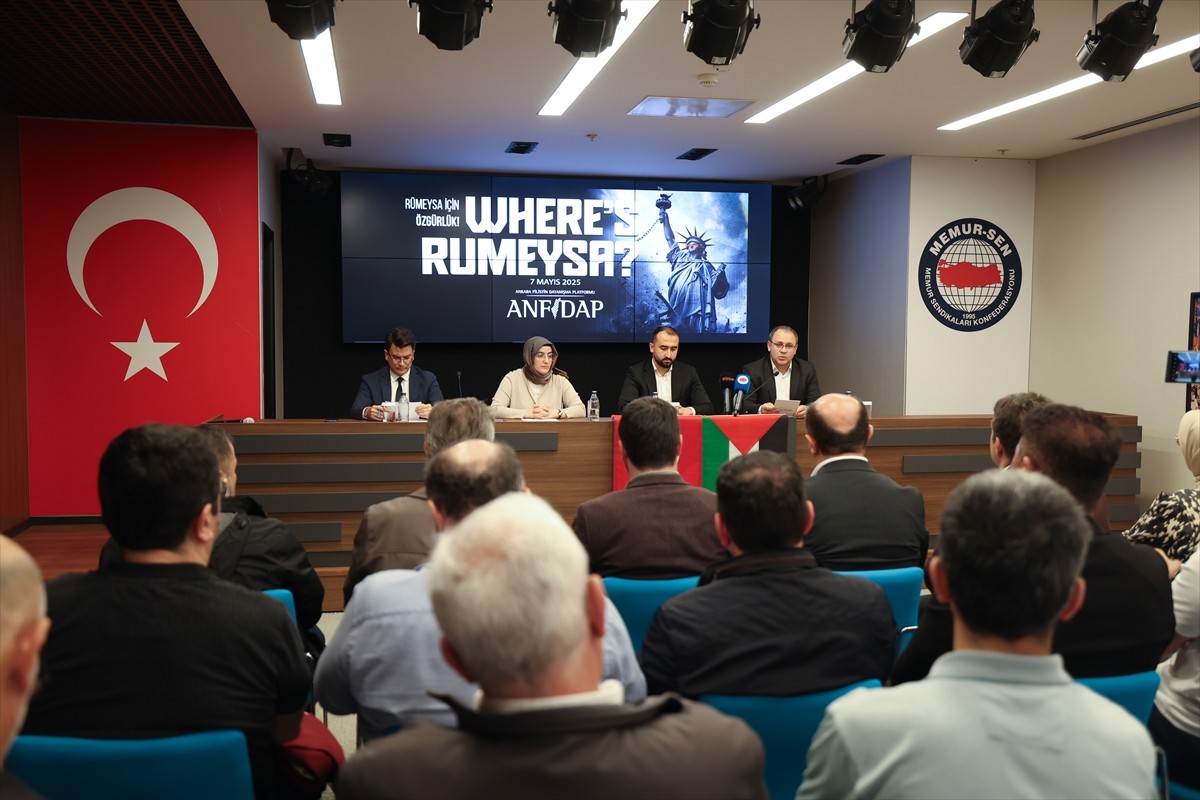 Ankara Filistin Dayanışma Platformuna (ANFİDAP) üye sivil toplum kuruluşları (STK), ABD'de...