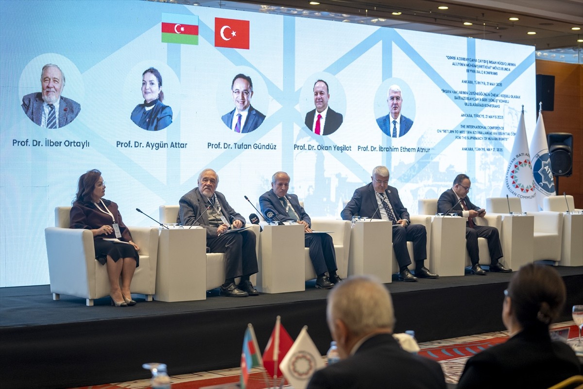 Başkentte, Batı Azerbaycan Topluluğu ve Azerbaycan-Türkiye Evi tarafından "İnsan Haklarının...