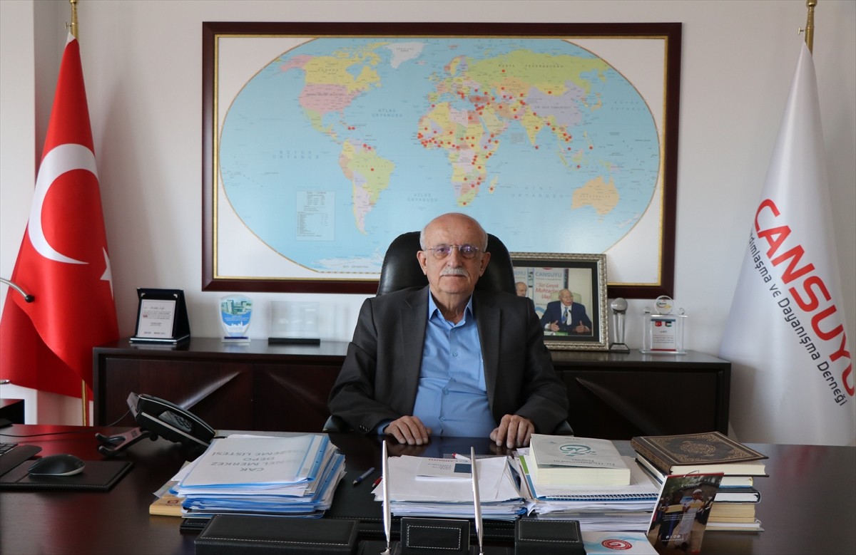 Cansuyu Derneği Genel Başkanı Mustafa Köylü, 2025 yılında 21'incisi düzenlenecek kurban kesim...