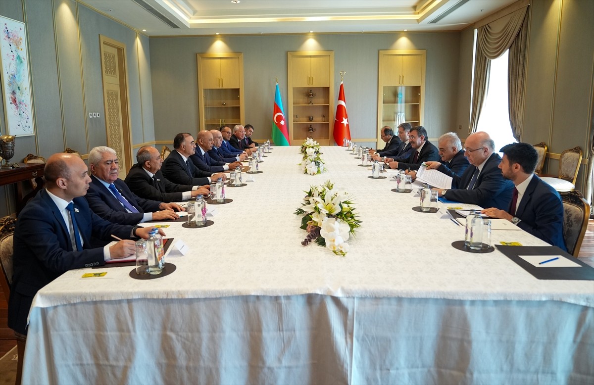 Cumhurbaşkanı Yardımcısı Cevdet Yılmaz, Azerbaycan Cumhurbaşkanlığı Siyasi Partiler ve Yasama Erki...