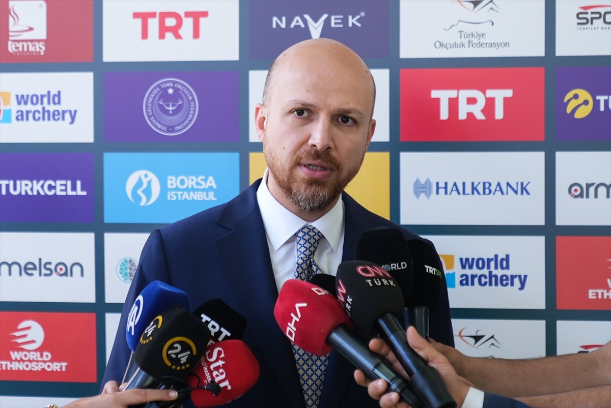 Dünya Etnospor Birliği Başkanı ve Okçuluk Vakfı Mütevelli Heyeti Üyesi Bilal Erdoğan, 13....