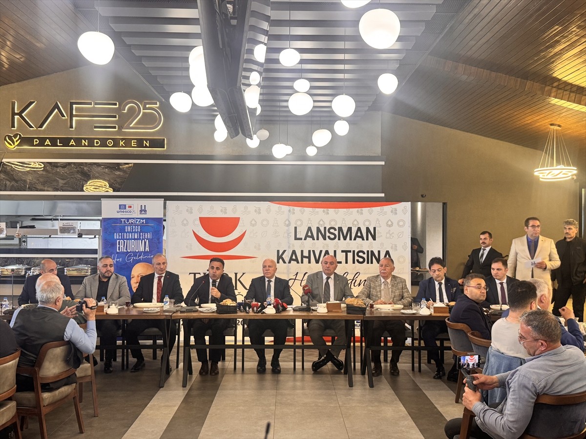 Gastronomi alanında UNESCO'nun "Yaratıcı Şehirler Ağı Ulusal Listesi"ne giren Erzurum'da, "Türk...