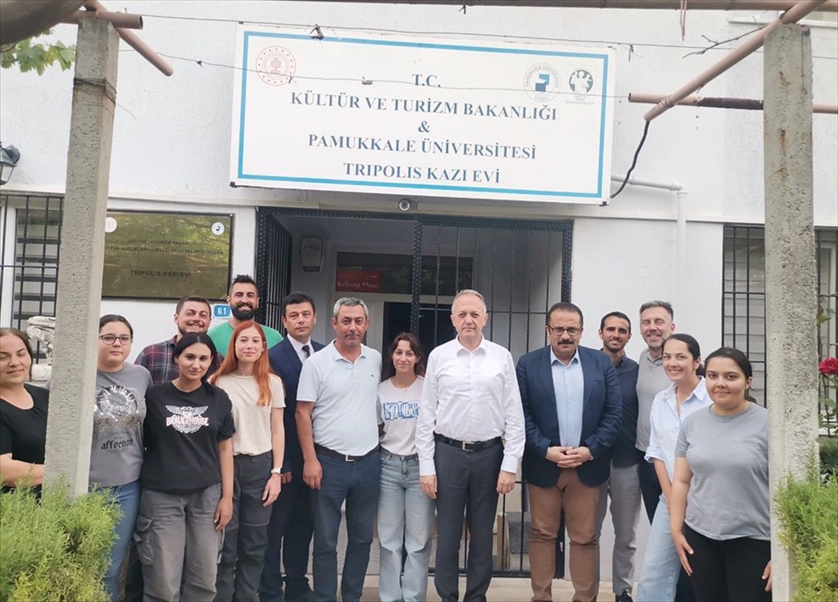 Kültür ve Turizm Bakan Yardımcısı Gökhan Yazgı, Hierapolis, Laodikya ve Tripolis antik kentlerinde...