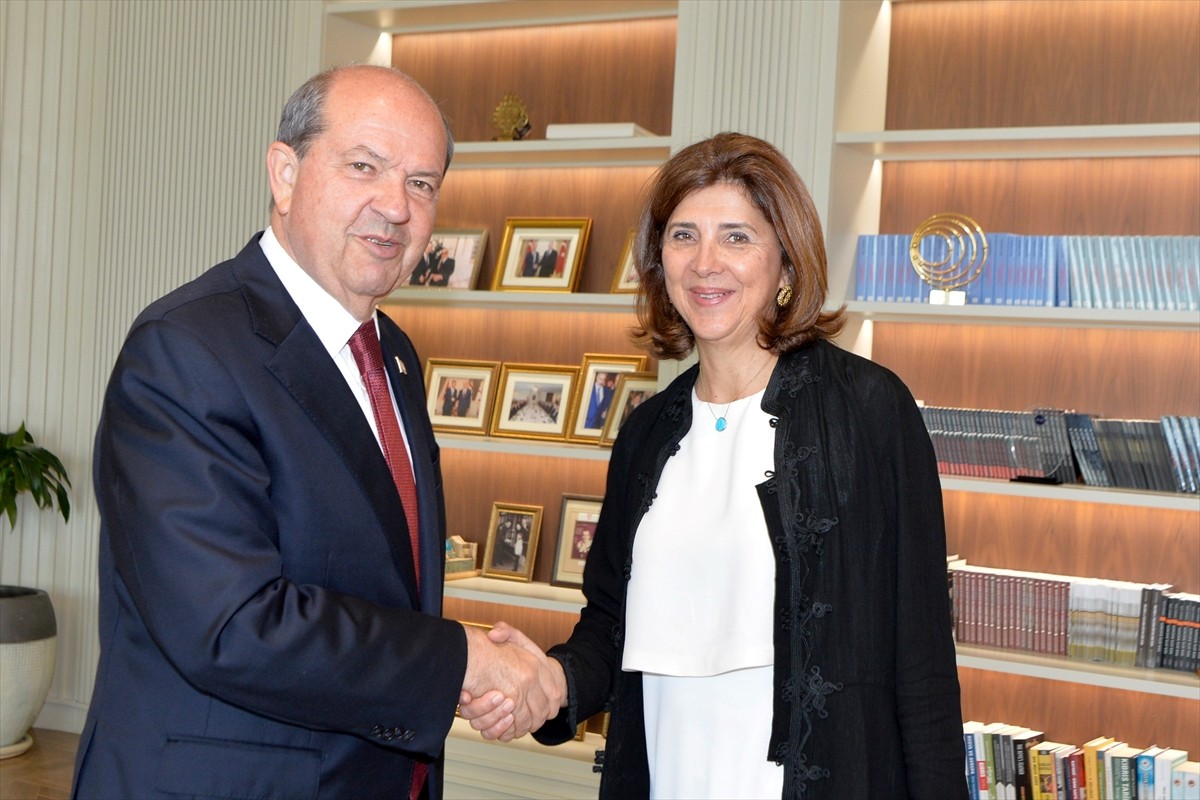 Kuzey Kıbrıs Türk Cumhuriyeti (KKTC) Cumhurbaşkanı Ersin Tatar, Birleşmiş Milletler (BM) Genel...