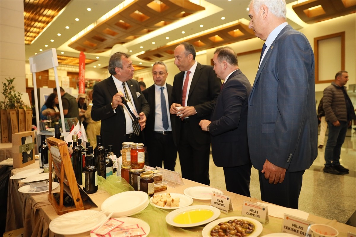 Muğla'da "Zeytinin Zeytinyağına Kayıpsız ve Kaliteli Yolculuğu" projesi kapsamında düzenlenen 6....
