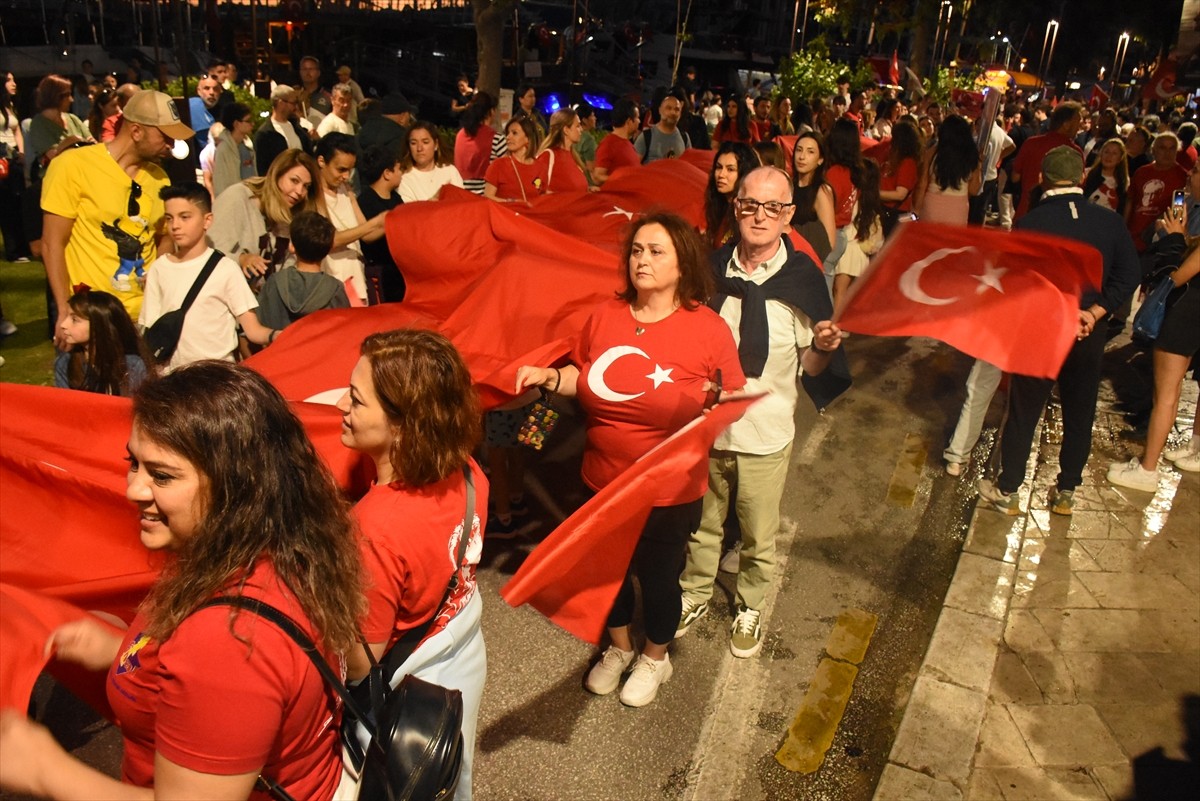Muğla'nın Bodrum ilçesinde 19 Mayıs Atatürk'ü Anma, Gençlik ve Spor Bayramı etkinlikleri...