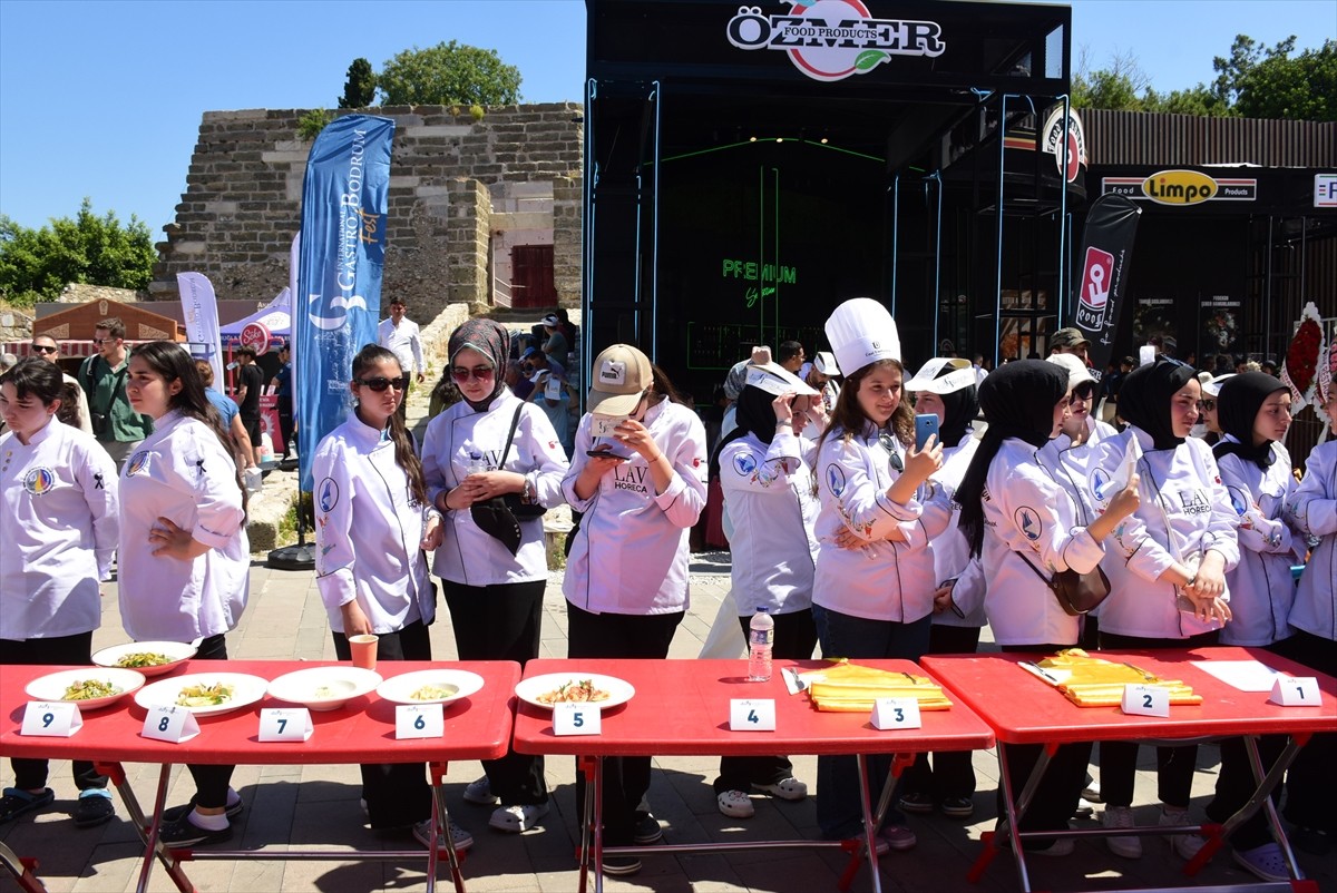Muğla'nın Bodrum ilçesinde, Türk Mutfağı Haftası kapsamında "Uluslararası Gastro Bodrum Festivali"...