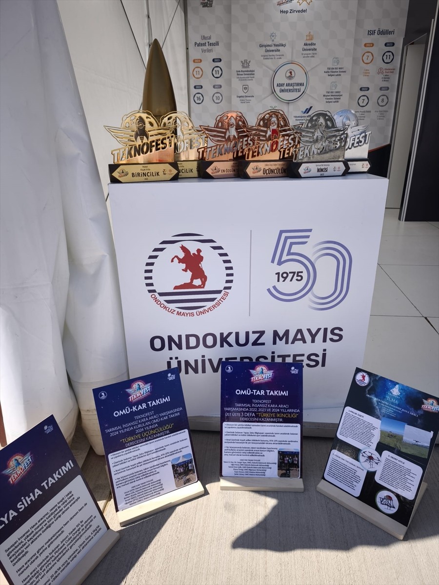 Ondokuz Mayıs Üniversitesi (OMÜ), Kuzey Kıbrıs Türk Cumhuriyeti'nde (KKTC) düzenlenen TEKNOFEST...