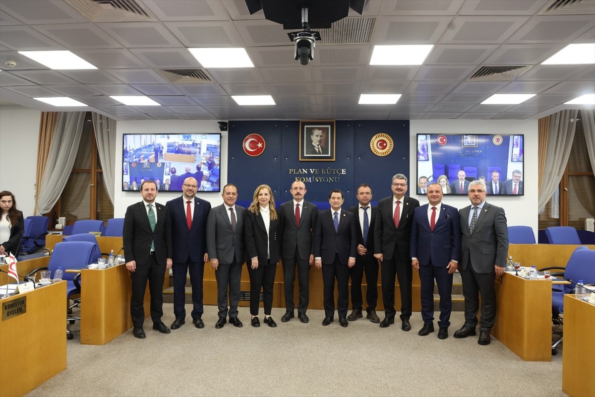 TBMM Plan ve Bütçe Komisyonu Başkanı ve AK Parti Samsun Milletvekili Mehmet Muş (sol 5)...