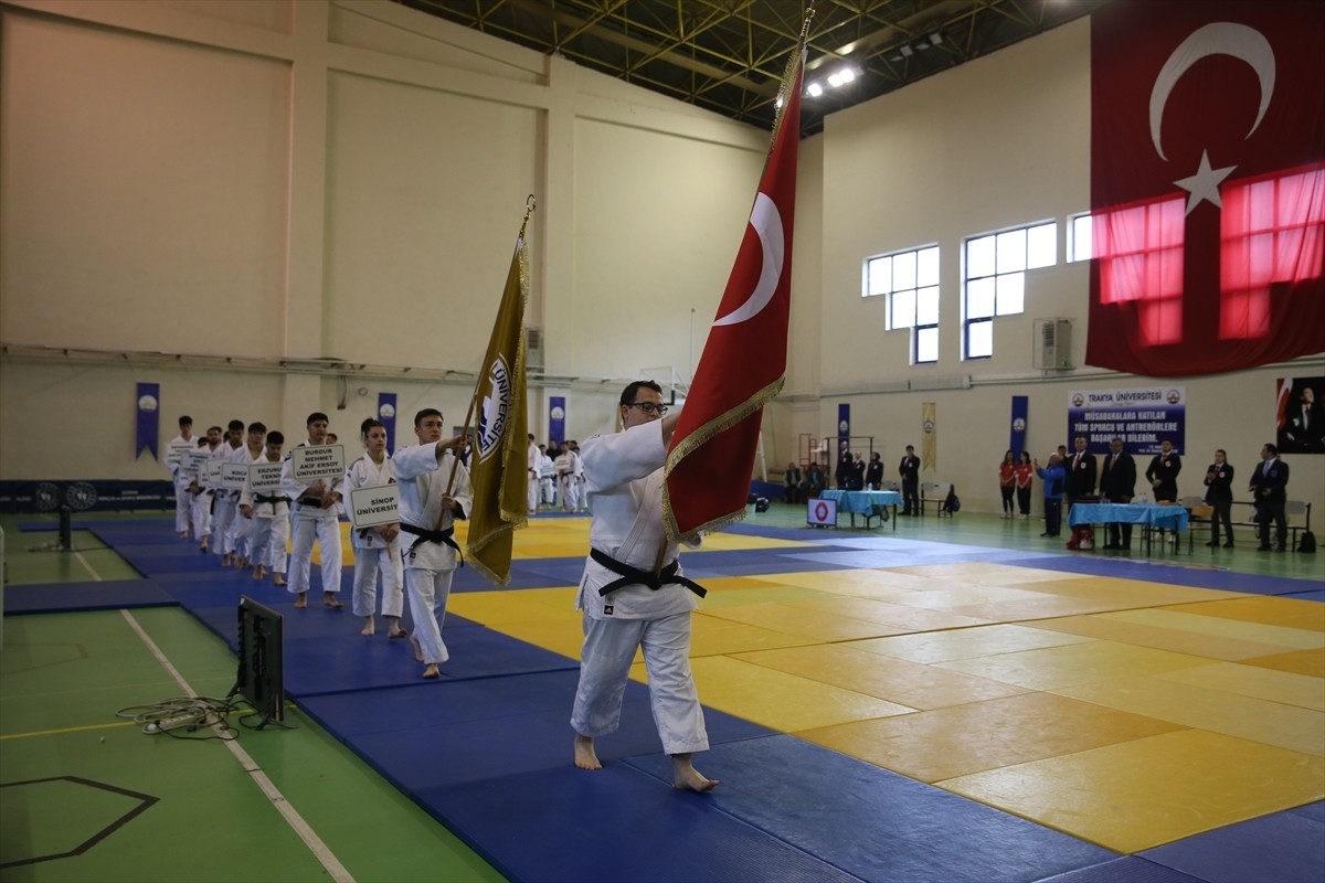 Trakya Üniversitesinin ev sahipliğinde düzenlenen Üniversite Sporları Türkiye Judo Şampiyonası...