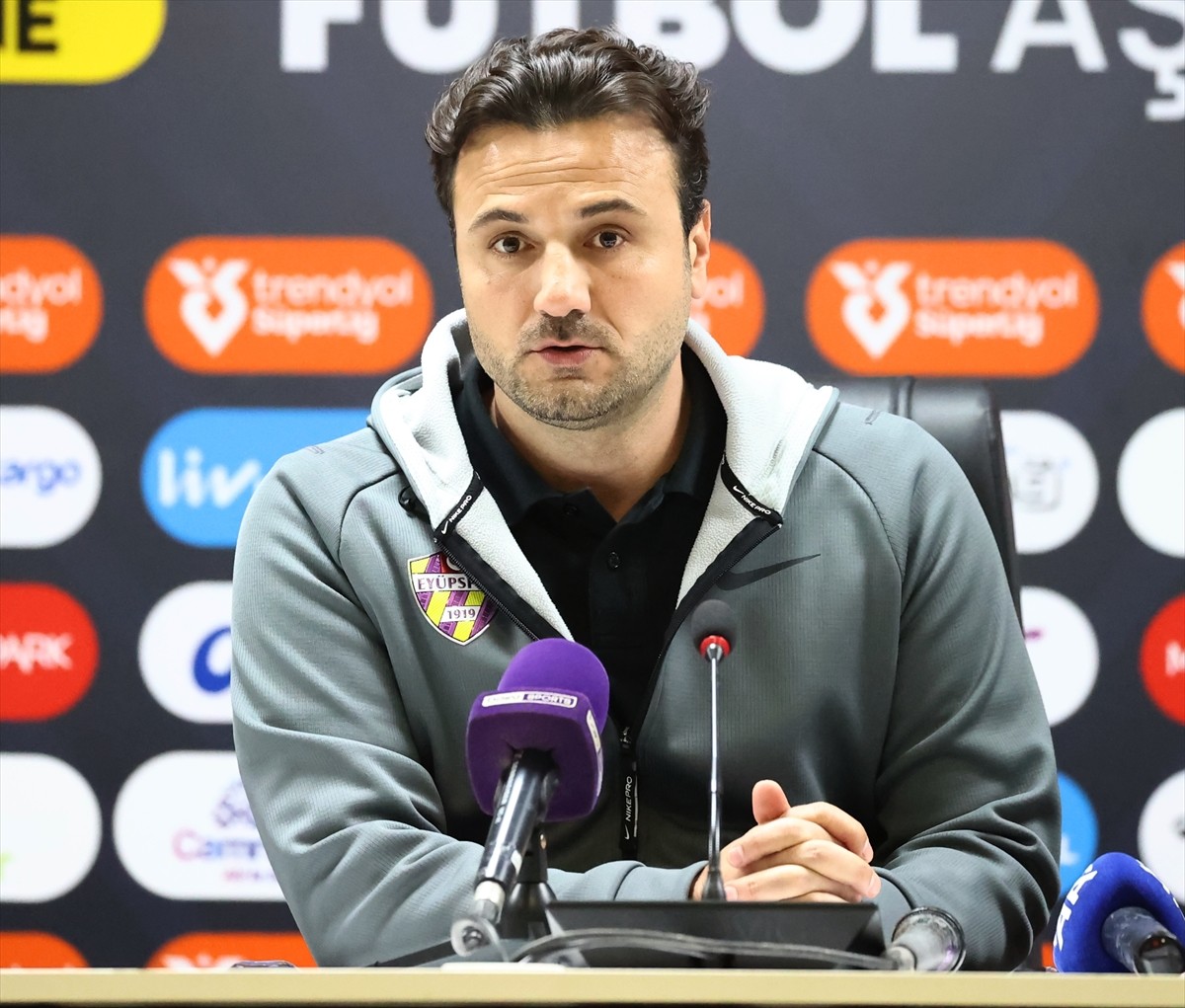 Trendyol Süper Lig'in 35. haftasında deplasmanda Reeder Samsunspor'a 3-0 yenilen ikas Eyüpspor'da...