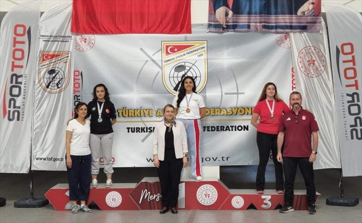 Tüm Dallar Ateşli Silahlar Türkiye Şampiyonası, Mersin'de düzenlendi. Milli atıcı Şevval İlayda...