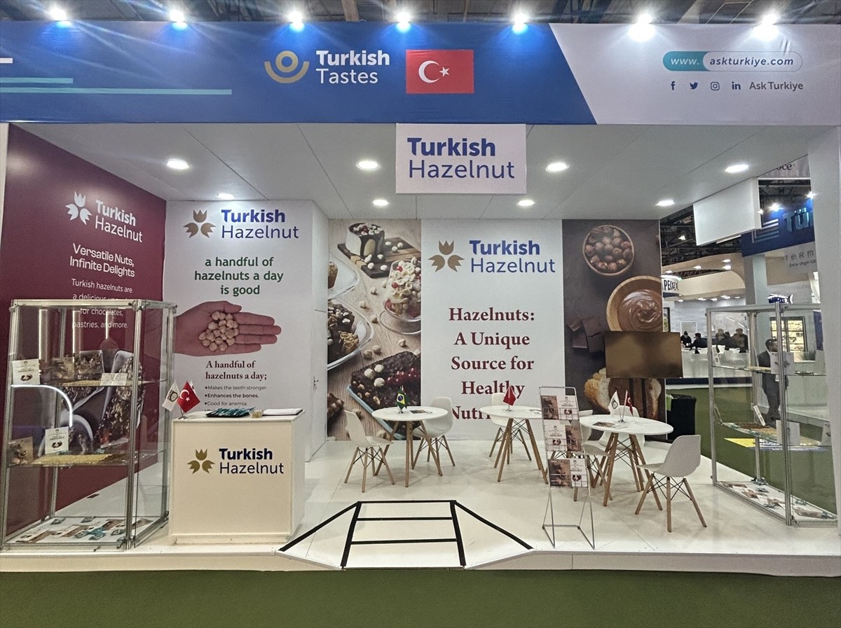 Türk fındığı, Brezilya'daki 39. APAS 2025 Uluslararası Süpermarket Fuarı'nda tanıtıldı. Sao...