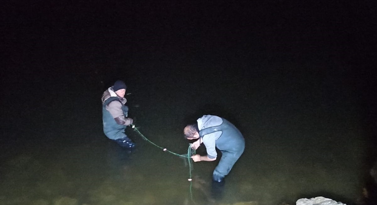 Van'ın Tuşba ve Muradiye ilçelerinde kaçak inci kefali avladığı tespit edilen kişiye 59 bin 394...